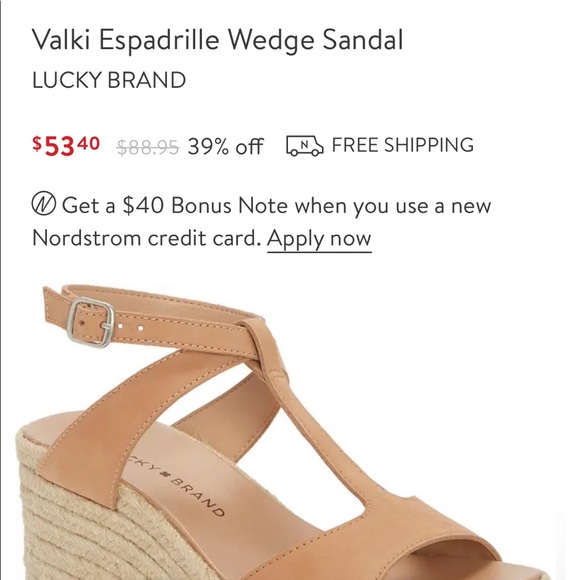 NEW women’s Lucky Brand Valki sandals - Picture 6 of 6